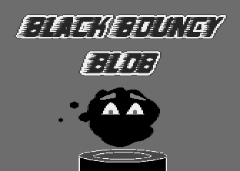 Black Bouncy Blob atari screenshot