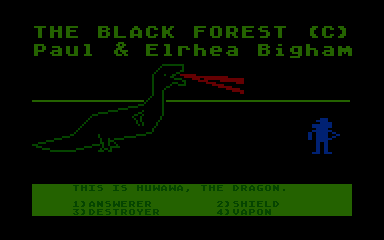 Black Forest (The) atari screenshot