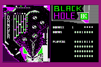 Black Hole atari screenshot
