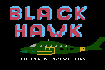 Blackhawk atari screenshot