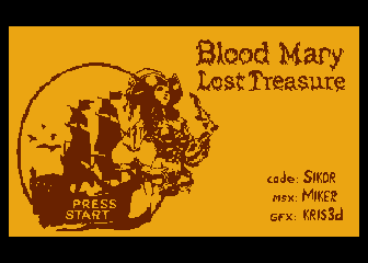 Blood Mary - Lost Treasure atari screenshot