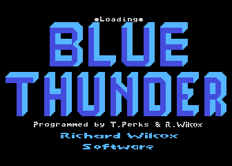 Blue Thunder atari screenshot