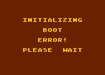 Boot Error atari screenshot