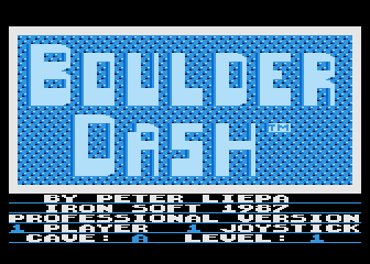 Boulder Dash - Professional Version atari screenshot