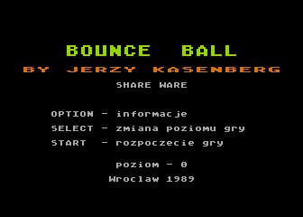 Bounce Ball atari screenshot