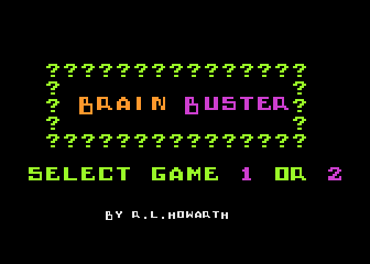 Brain Buster atari screenshot