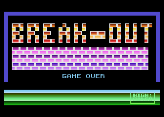 Break-Out atari screenshot