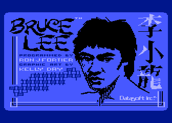 Bruce Lee atari screenshot