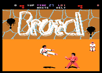 Brutal Karate atari screenshot