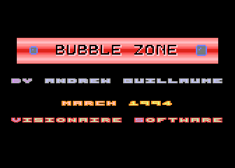 Bubble Zone atari screenshot