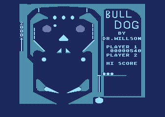 Bulldog Pinball atari screenshot