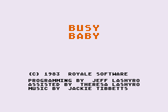 Busy Baby atari screenshot