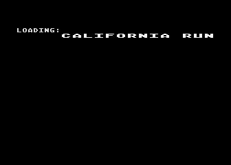 California Run atari screenshot