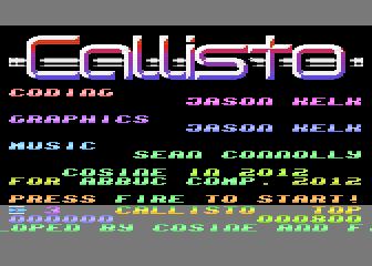 Callisto atari screenshot