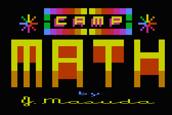 CAMP - Computer Assisted Math Program atari screenshot