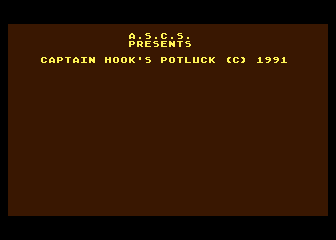 Captain Hook's Potluck atari screenshot
