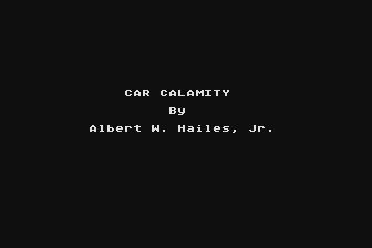 Car Calamity atari screenshot