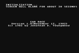 Car Race atari screenshot