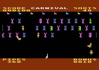 Carnival atari screenshot