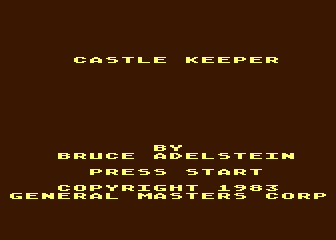 Castle Keeper atari screenshot
