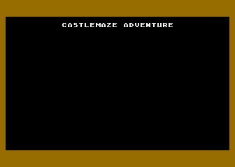 Castlemaze Adventure atari screenshot