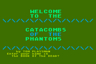 Catacombs of the Phantoms atari screenshot
