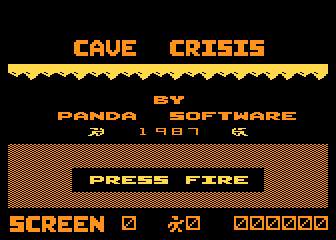 Cave Crisis atari screenshot