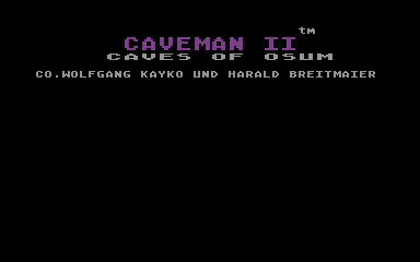Caveman II - Caves of Osum atari screenshot