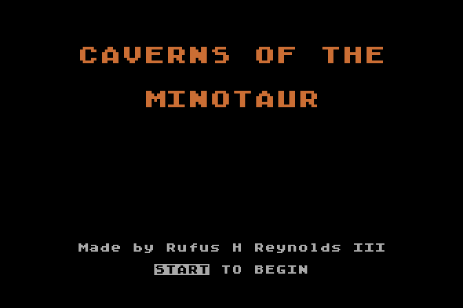 Caverns of the Minotaur atari screenshot