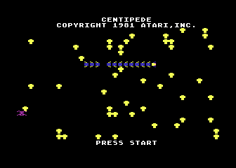 Centipede atari screenshot