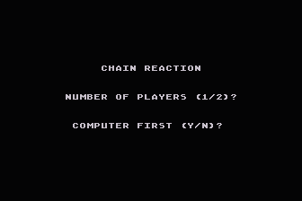 Chain Reaction atari screenshot