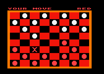 Checkers atari screenshot