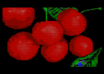 Cherries atari screenshot