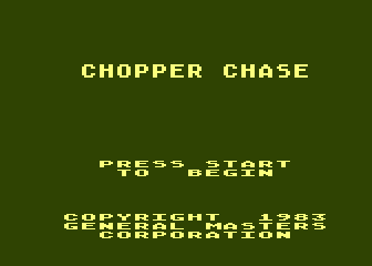 Chopper Chase atari screenshot
