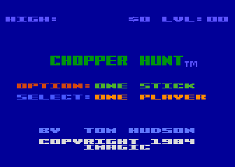 Chopper Hunt atari screenshot
