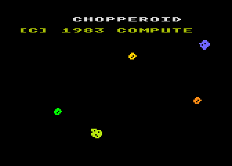 Chopperoid atari screenshot
