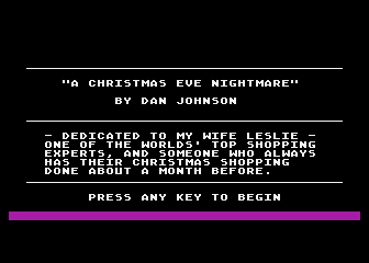 Christmas Eve Nightmare (A) atari screenshot