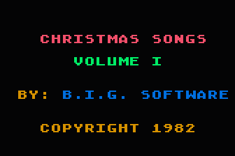 Christmas Music atari screenshot