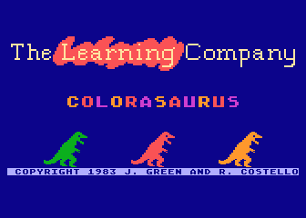 Colorasaurus atari screenshot