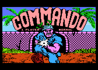 Commando atari screenshot