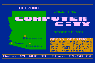 Computer City Ad atari screenshot