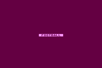 Computer Football atari screenshot
