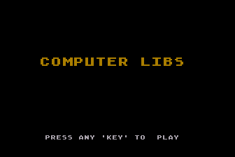 Computer Libs atari screenshot