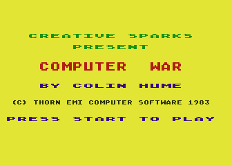 Computer War atari screenshot