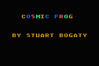 Cosmic Frog atari screenshot