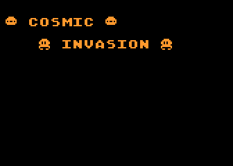 Cosmic Invasion atari screenshot
