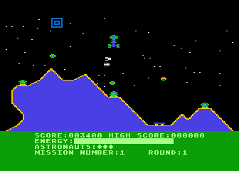 Cosmic Tunnels atari screenshot