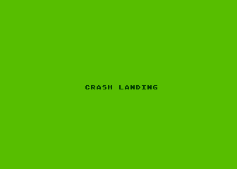 Crash Landing atari screenshot