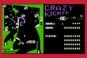Crazy Kicker atari screenshot