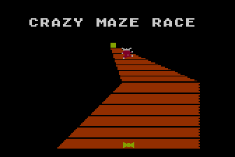 Crazy Maze Race atari screenshot